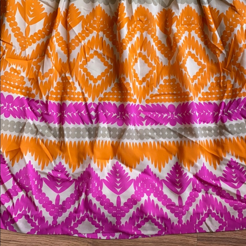 Trina Turk EUC Gypsum cut out silk orange/hot pink dress, size 6 - Picture 4 of 15